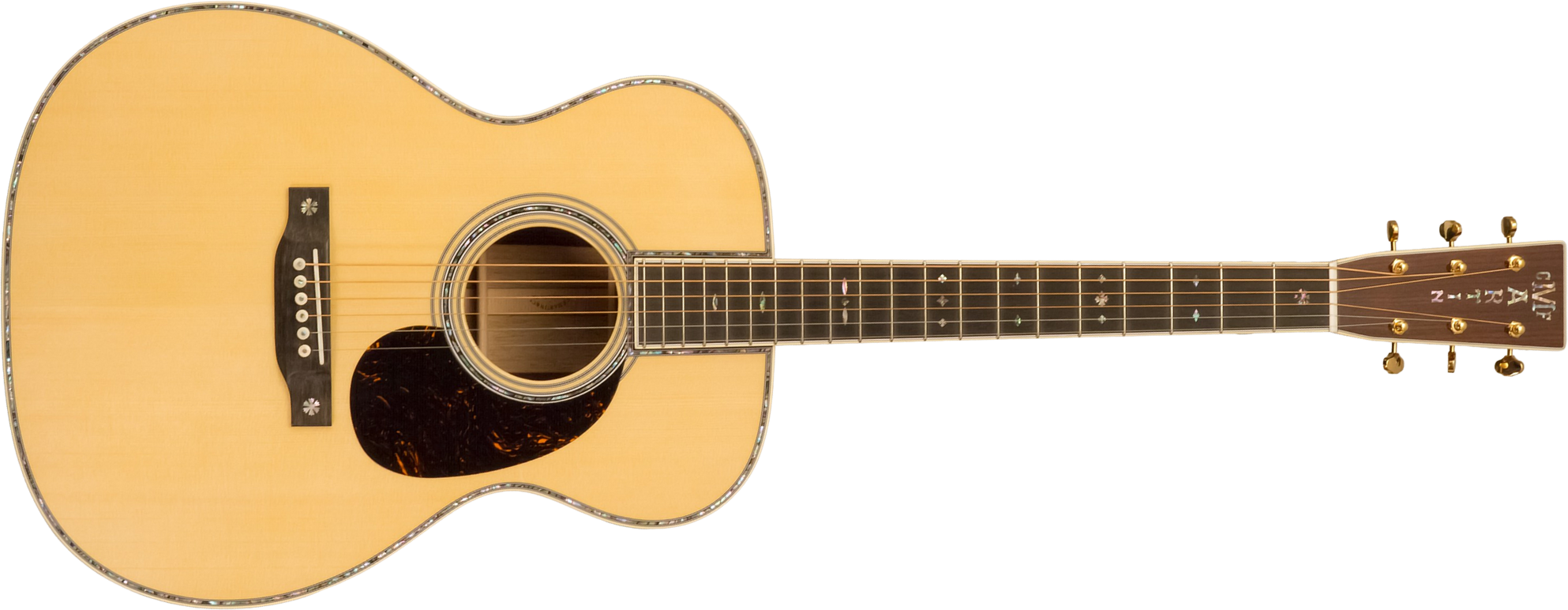 Martin Custom Shop Om Epicea Englemann / Palissandre Guatemala Eb #2969039 - Natural Aging Toner - Guitarra folk - Main picture