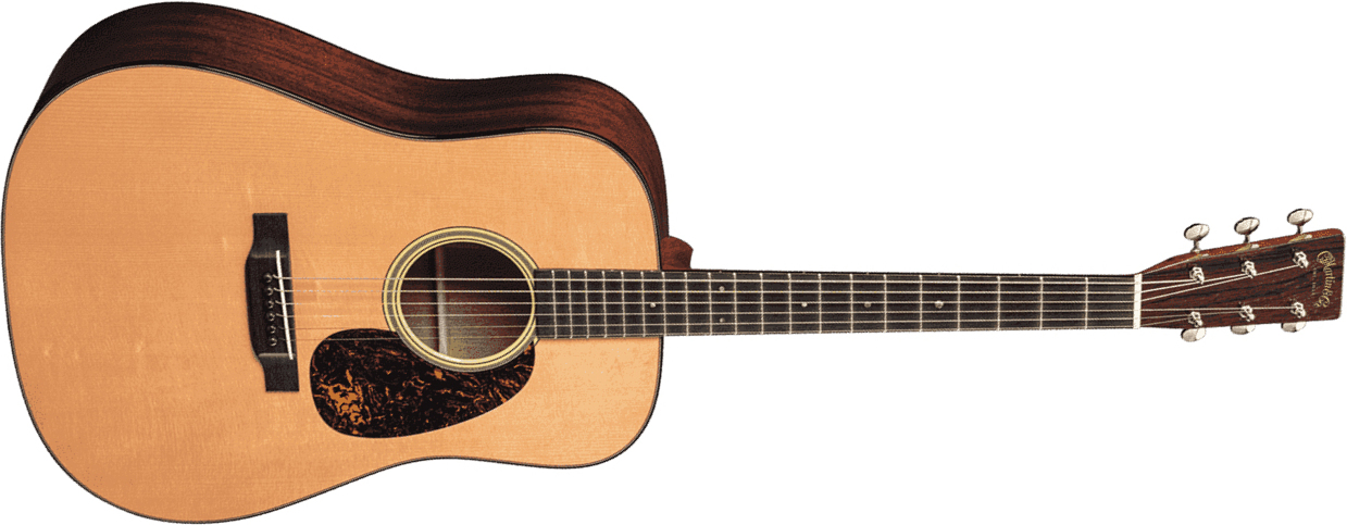 Martin D-18 Authentic 1939 Epicea Acajou Eb - Natural Vintage Gloss - Guitarra acústica & electro - Main picture