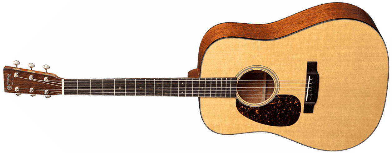 Martin D-18 Lh Gaucher Standard Dreadnought Epicea Acajou - Natural - Guitarra acústica & electro - Main picture