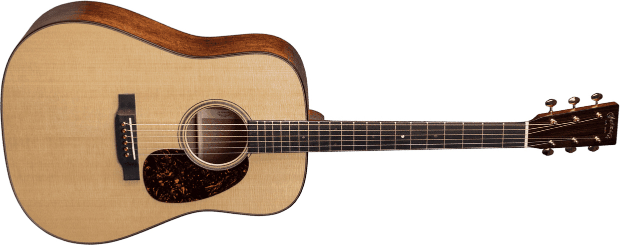 Martin D-18 Modern Deluxe Dreadnought Epicea Acajou Eb - Natural - Guitarra acústica & electro - Main picture