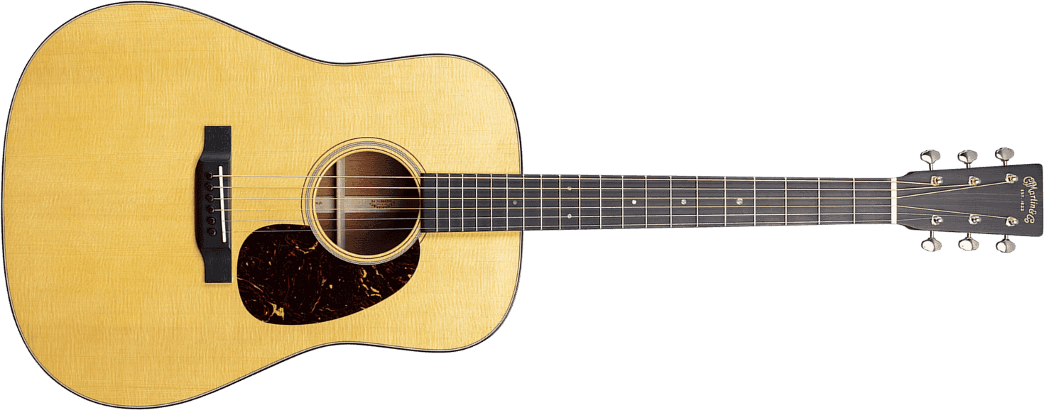 Martin D-18 Standard Dreadnought Epicea Acajou - Natural - Guitarra folk - Main picture