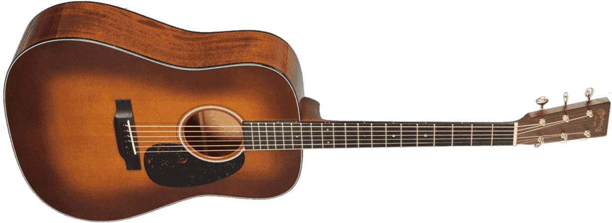 Martin D-18 Standard Dreadnought Epicea Acajou Eb - Amberstone - Guitarra acústica & electro - Main picture