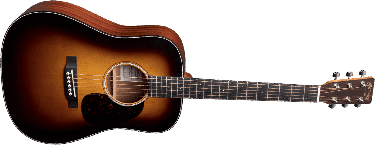 Martin D Jr. Dreadnought Junior 3/4 - Sunburst - Guitarra acústica & electro - Main picture