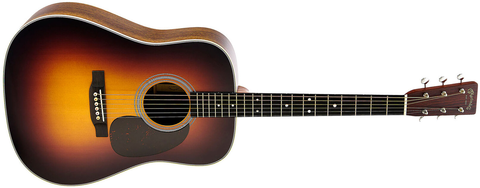 Martin D28 Standard Golden Era Epicea Palissandre Eb - 1935 Sunburst Gloss - Guitarra folk - Main picture