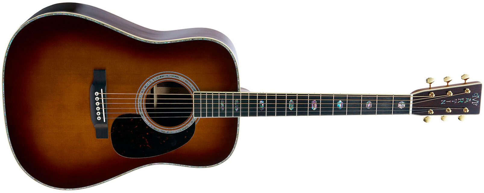 Martin D41 Standard Golden Era Dreadnought Epicea Palissandre Eb - 1933 Ambertone Gloss - Guitarra folk - Main picture