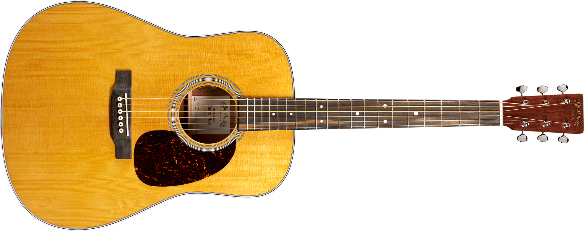 Martin De Retro Plus Road Epicea Granadillo Eb - Aging Toner - Guitarra folk - Main picture