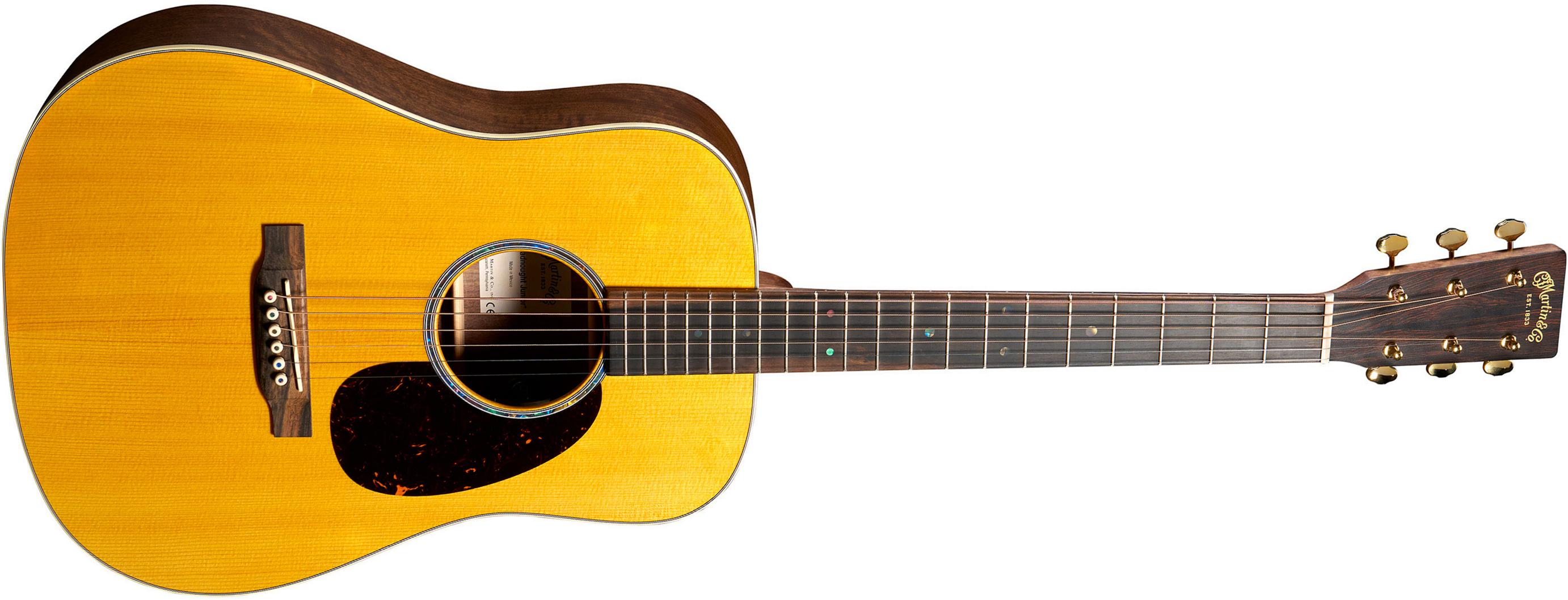 Martin Djre Walnut Junior Dreadnought 15/16 Epicea Noyer Ric - Natural Satin - Guitarra folk - Main picture