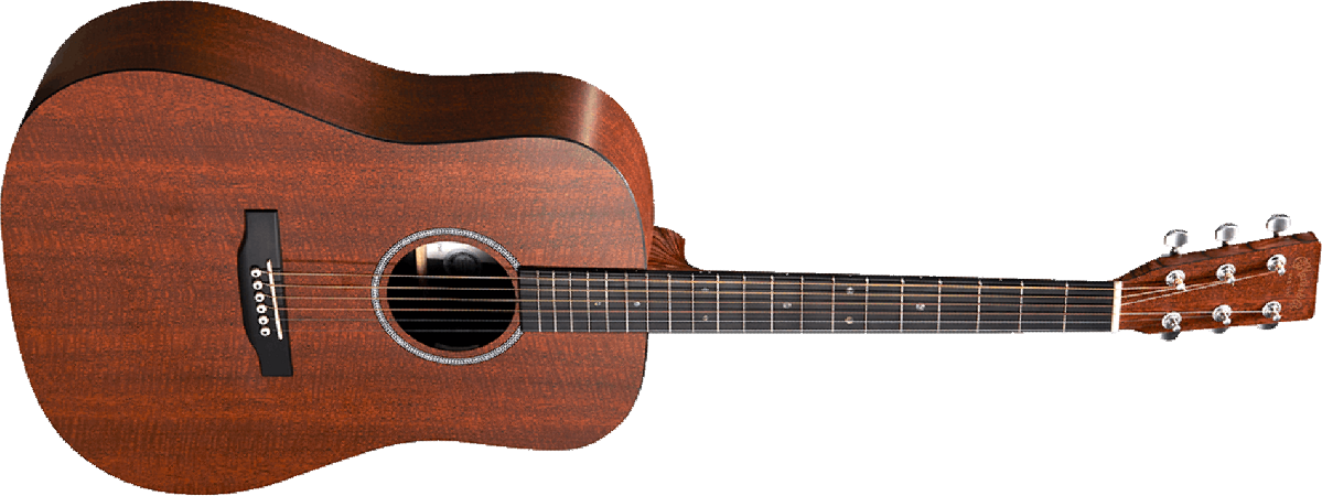 Martin Dx1e Dreadnought Electro Tout Acajou Ric - Natural - Guitarra electro acustica - Main picture