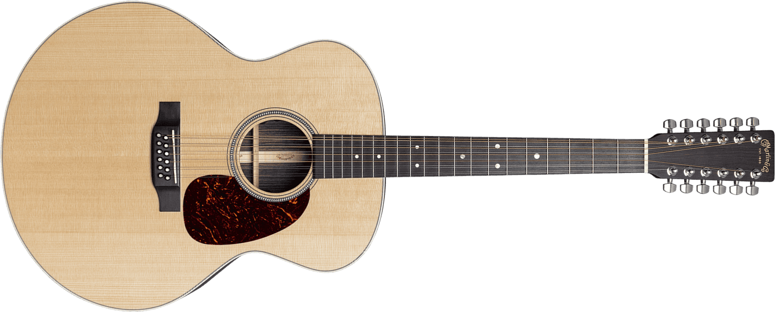 Martin Gj16e12 Electro Jumbo 12c Epicea Palissandre - Natural - Guitarra electro acustica - Main picture