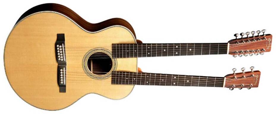 Martin Grand J28e Dn 6/12c Epicea Palissandre Eb - Natural Aging Toner - Guitarra folk - Main picture