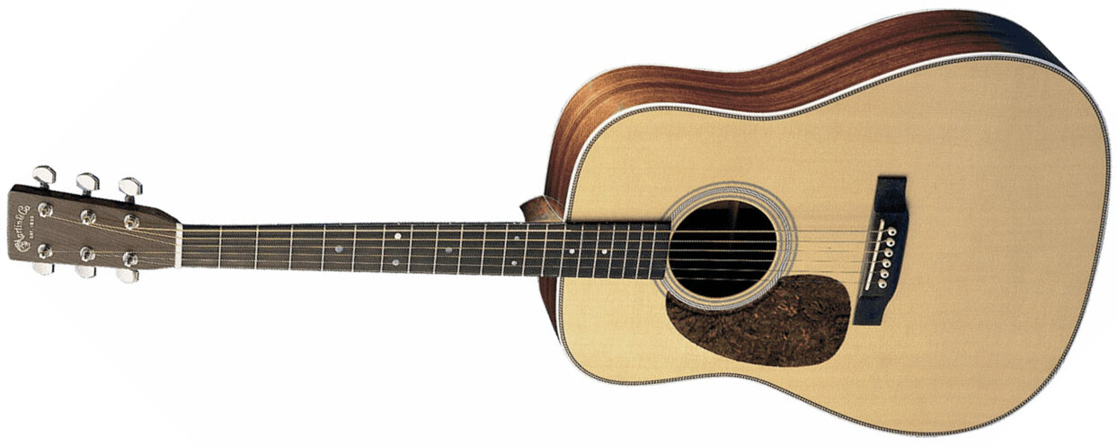 Martin Hd-28 Lh Gaucher Standard Dreadnought Epicea Palissandre - Natural - Guitarra acústica & electro - Main picture