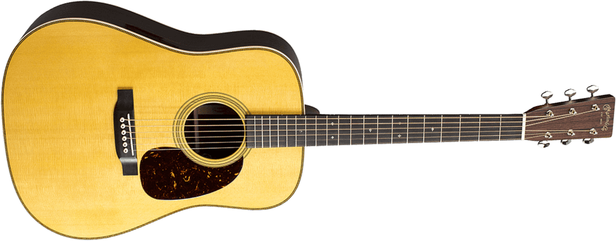 Martin Hd-28e Standard Golden Era Dreadnought Epicea Palissandre Eb Fishman - Natural Gloss - Guitarra folk - Main picture