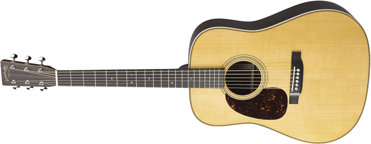 Martin Hd28 Lh Standard Golden Era Dreadnought Gaucher Epicea Palissandre Eb - Gloss Natural - Guitarra folk - Main picture