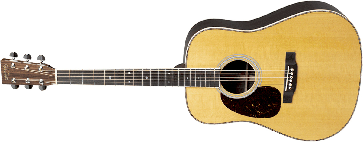 Martin Hd35 Lh Standard Golden Era Dreadnought Gaucher Epicea Palissandre Eb - Gloss Natural - Guitarra folk - Main picture