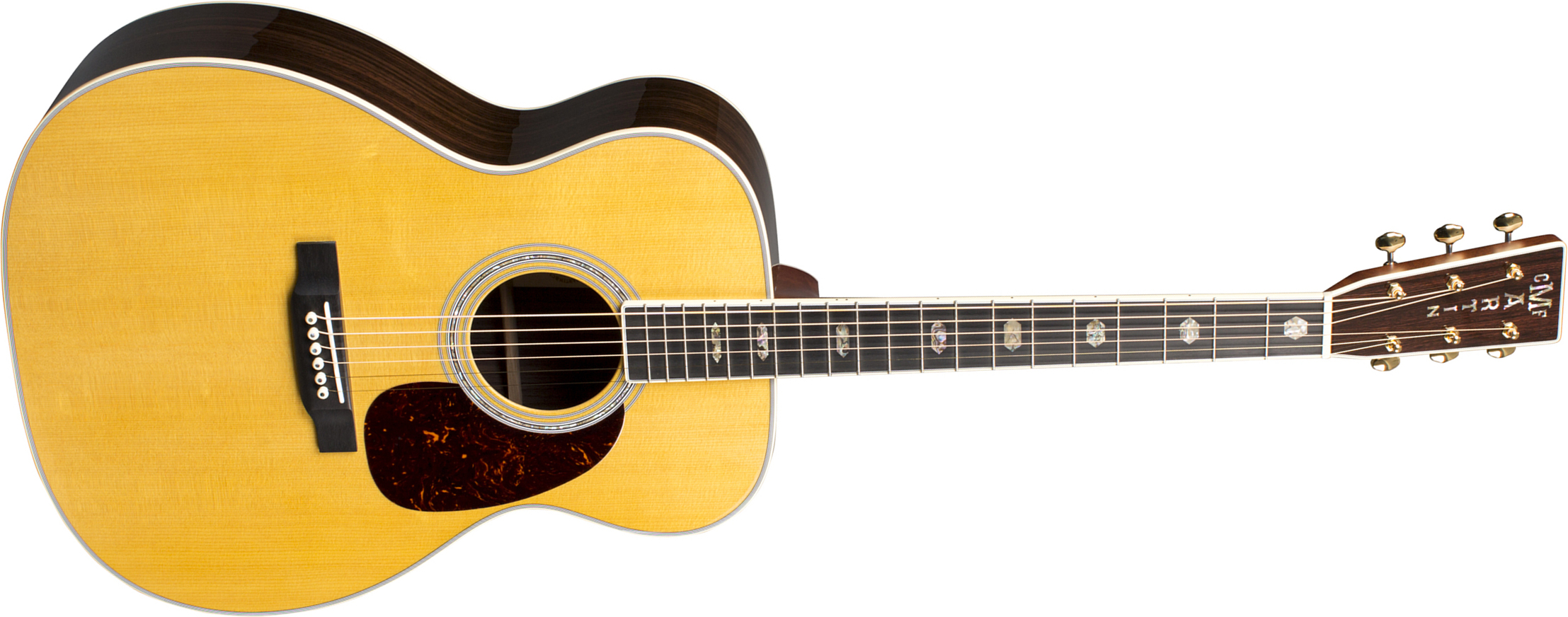 Martin J-40 Standard Re-imagined Jumbo Epicea Palissandre Eb - Natural Aging Toner - Guitarra acústica & electro - Main picture