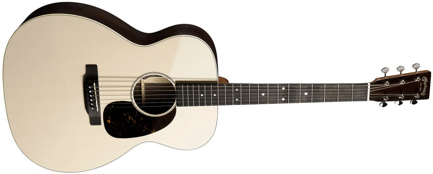 Martin J16e Jumbo Epicea Palissandre Eb - Cream - Guitarra folk - Main picture