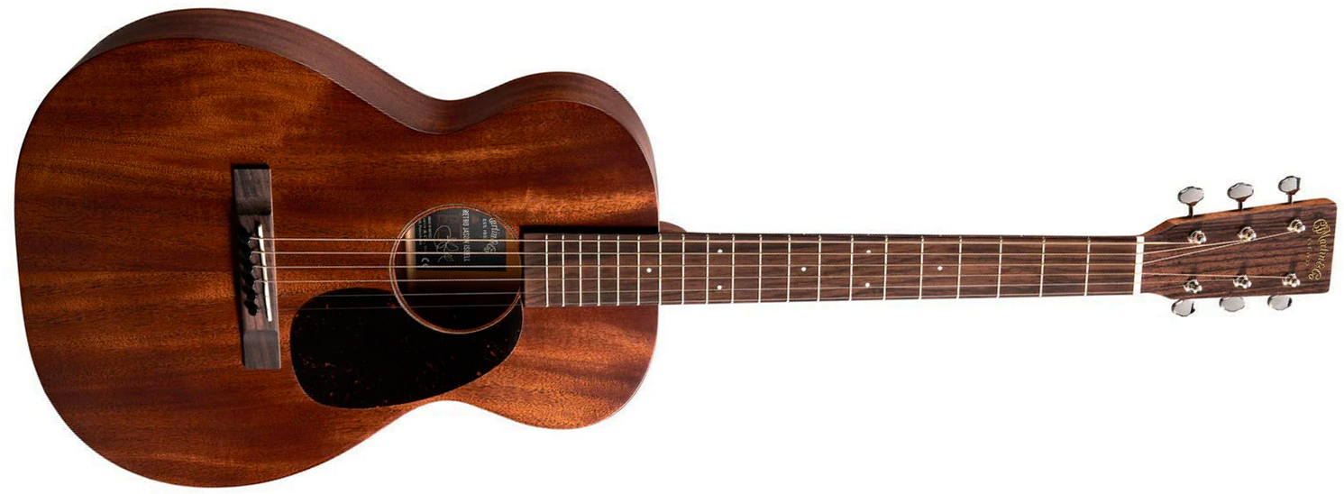 Martin Jason Isbell 010 Retro Road Signature Parlor Shsc Acajou Rw - Natural Satin - Guitarra folk - Main picture