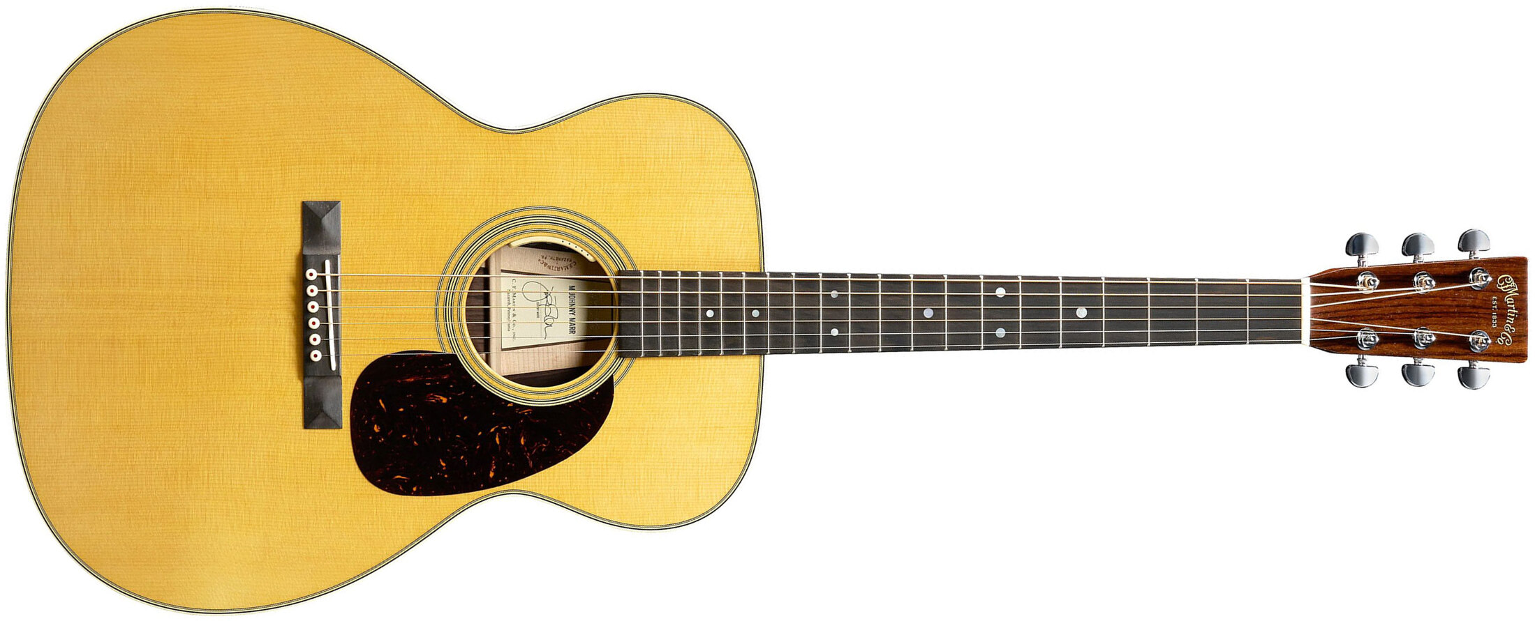 Martin Johnny Marr M6 Signature 0000 Epicea Palissandre Eb - Natural Antique Toner - Guitarra folk - Main picture