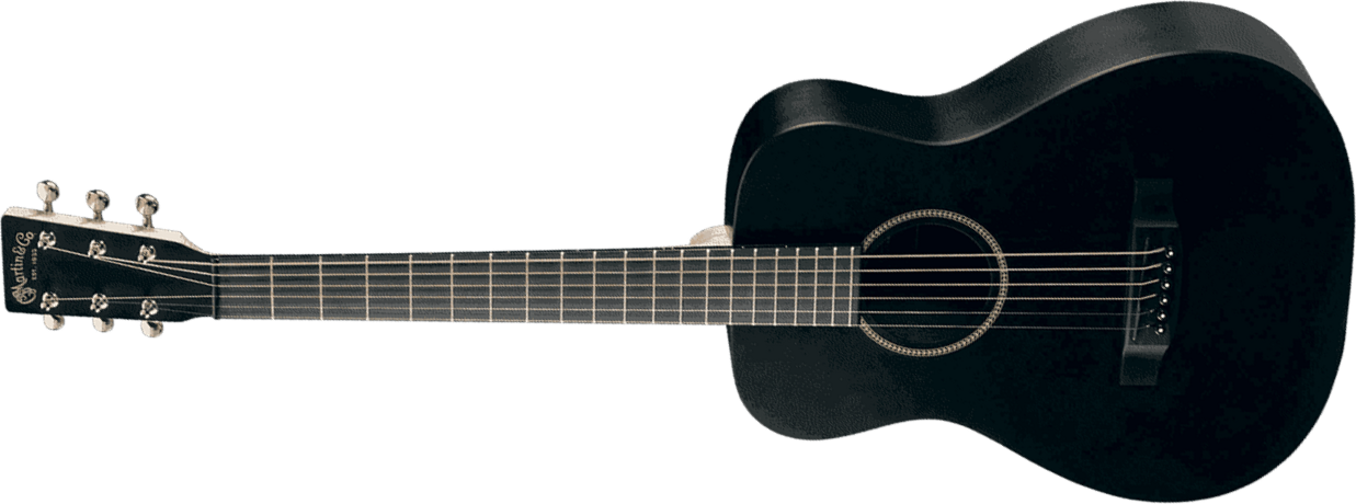 Martin Lx Little Martin Gaucher - Black Satin - Guitarra acústica & electro - Main picture