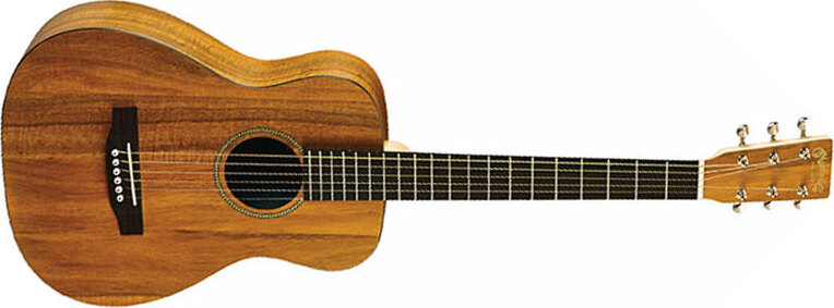 Martin Lxk2 Little Martin Dreadnought Mini Tout Koa Hpl Ric - Hpl Natural - Guitarra acústica de viaje - Main picture