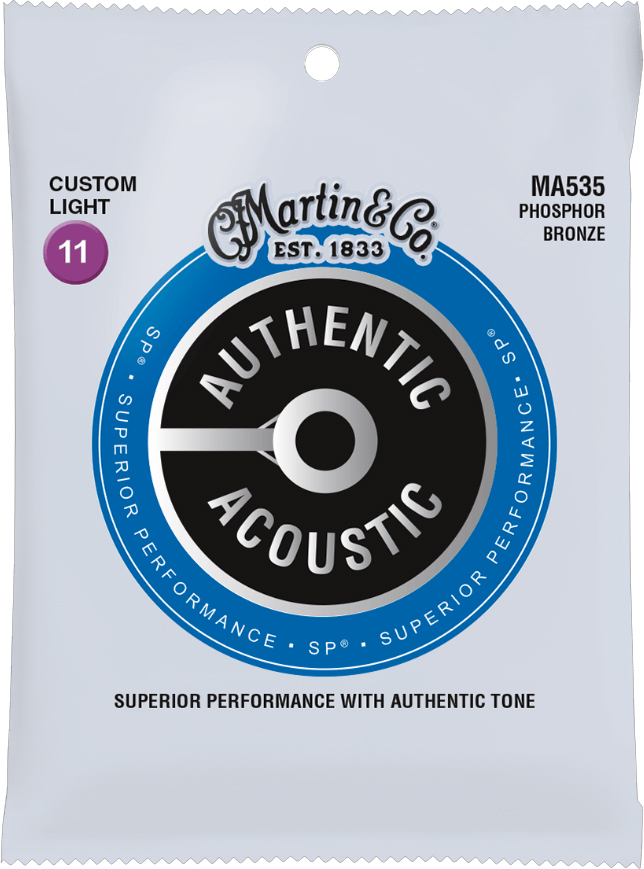 Martin Ma535 Authentic Sp 92/8 Phosphor Bronze Acoustic Guitar 6c 11-52 - Cuerdas guitarra acústica - Main picture