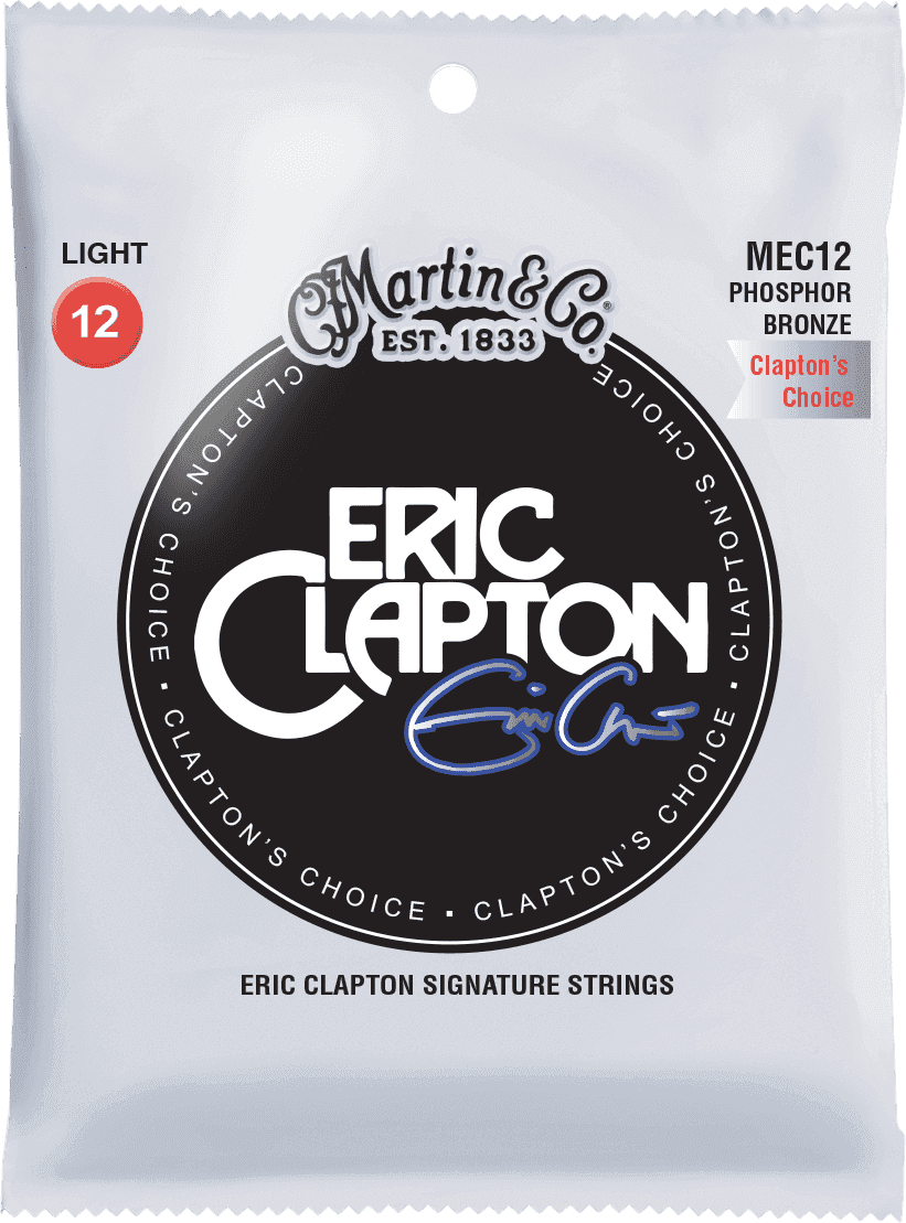 Martin Mec12 Eric Clapton 92/8 Phosphor Bronze Acoustic Guitar 6c 12-54 - Cuerdas guitarra acústica - Main picture