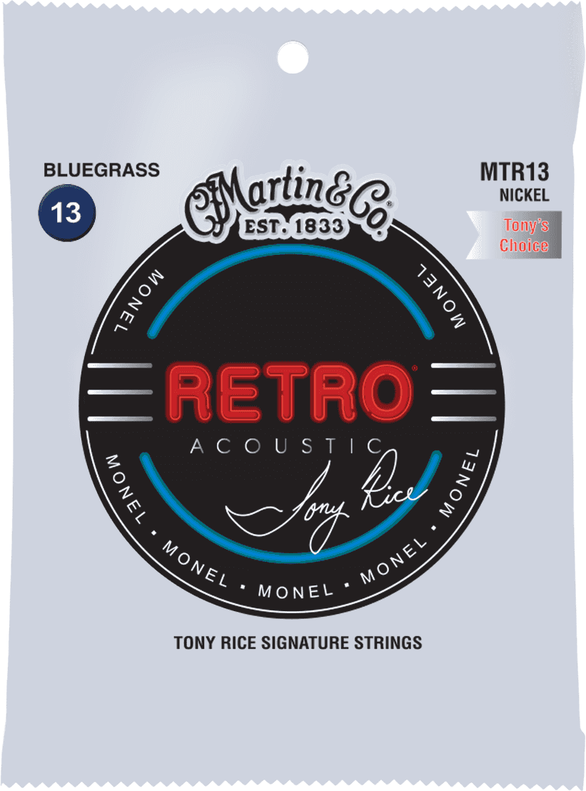 Martin Mtr13 Retro Monel Tony Rice Bluegrass Acoustic Guitar 6c 13-56 - Cuerdas guitarra acústica - Main picture