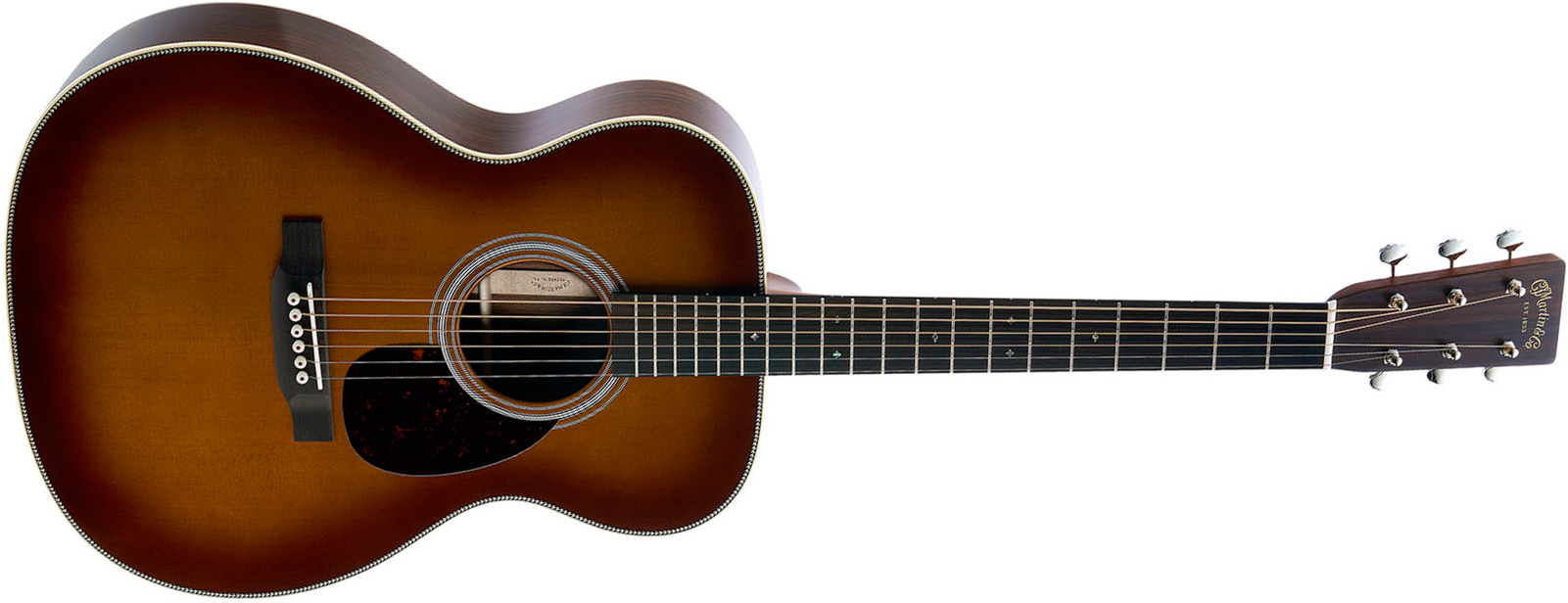 Martin Om28 Standard Golden Era Orchestra Model Epicea Palissandre Eb - Gloss 1933 Ambertone - Guitarra folk - Main picture