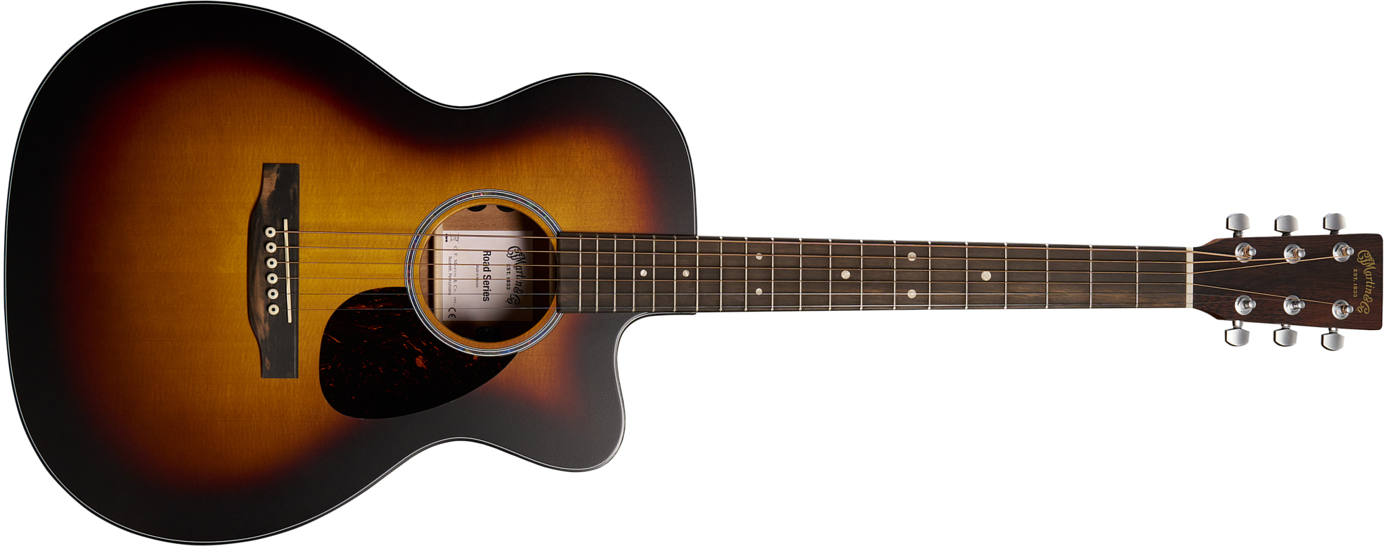 Martin Omc-10e Modern Burst Road Om Cw Epicea Sapele Eb - 1935 Sunburst - Guitarra folk - Main picture