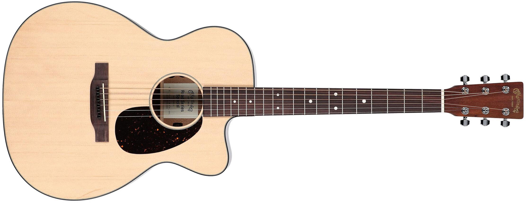 Martin Omc-10e Special Road Orchestra Cw Epicea Sapele Rw - Natural Satin - Guitarra folk - Main picture