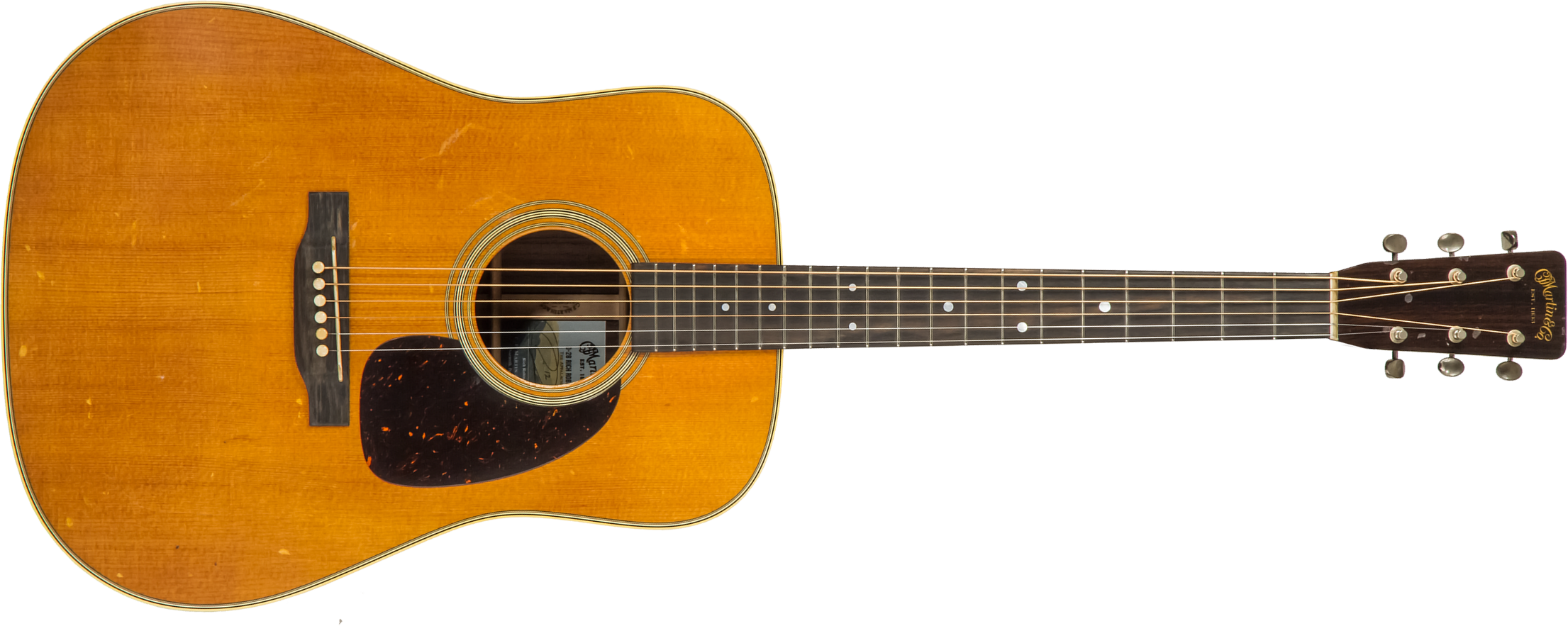 Martin Rich Robinson D-28 Signature Dreadnought Epicea Palissandre Eb #2640217 - Aged Vintage Natural Gloss - Guitarra acústica & electro - Main pictu