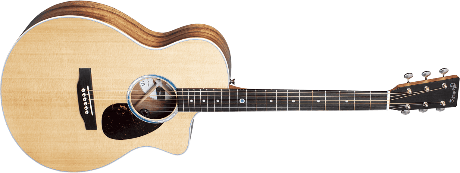 Martin Sc-13e Road S Om Cw Epicea Koa Eb - Natural - Guitarra electro acustica - Main picture