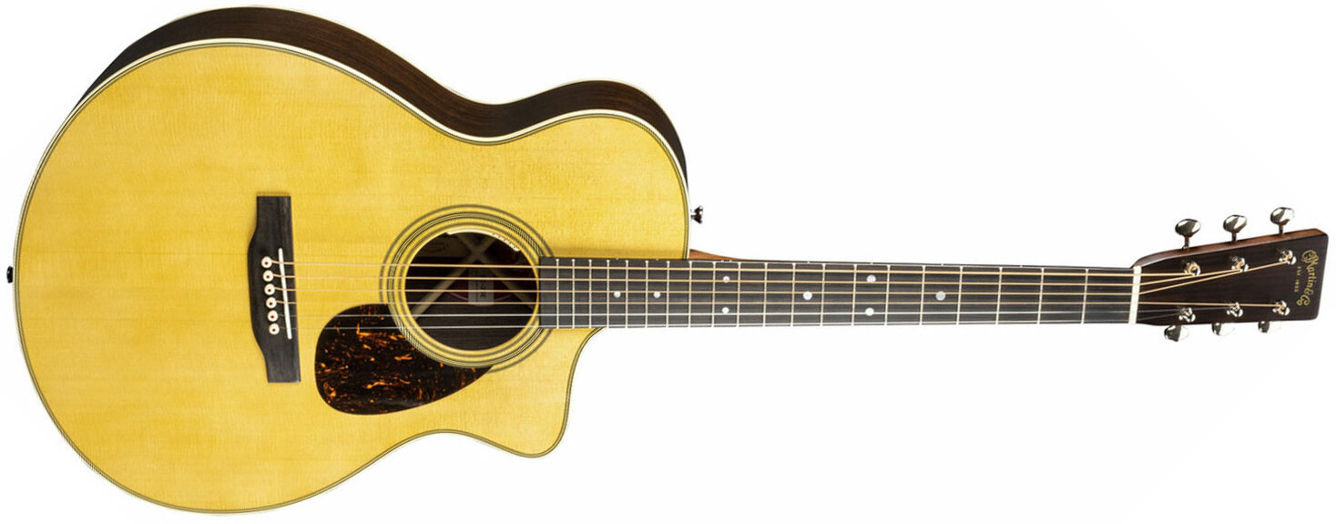 Martin Sc-28e Lr Baggs Anthem Standard Om Cw Epicea Palissandre Eb - Natural - Guitarra electro acustica - Main picture