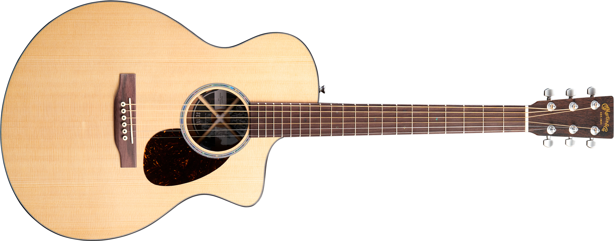 Martin Sc10e Modern Road S Om Epicea Sapele Eb - Natural - Guitarra folk - Main picture