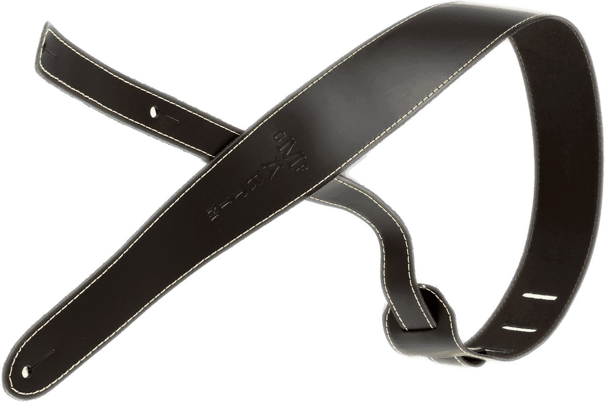 Martin Slim Style Strap 18a0046 2inc. Cuir Black - Correa - Main picture