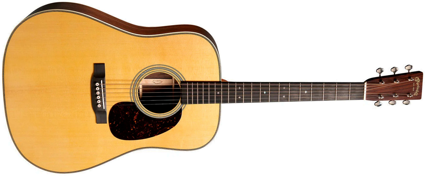 Martin Super Hd28 Standard Dreadnought Epicea Palissandre Eb - Natural Aging Toner - Guitarra folk - Main picture