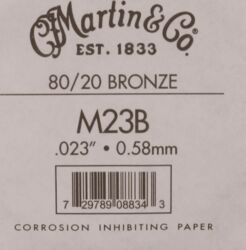 Cuerdas guitarra acústica Martin M23B 80/20 Bronze String 023 - Cuerdas por unidades