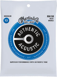 MA150 Acoustic Guitar 6-String set Authentic SP 80/20 Bronze 6-String Set Authentic SP 80/20 Bronze 13-56