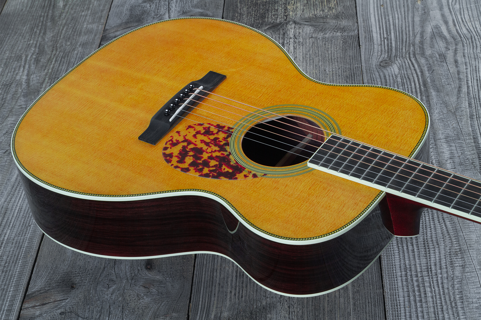 Martin Custom Shop 000 Epicea Adirondack / Palissandre Indian Eb #2703350 - Natural Aging Toner - Guitarra folk - Variation 2