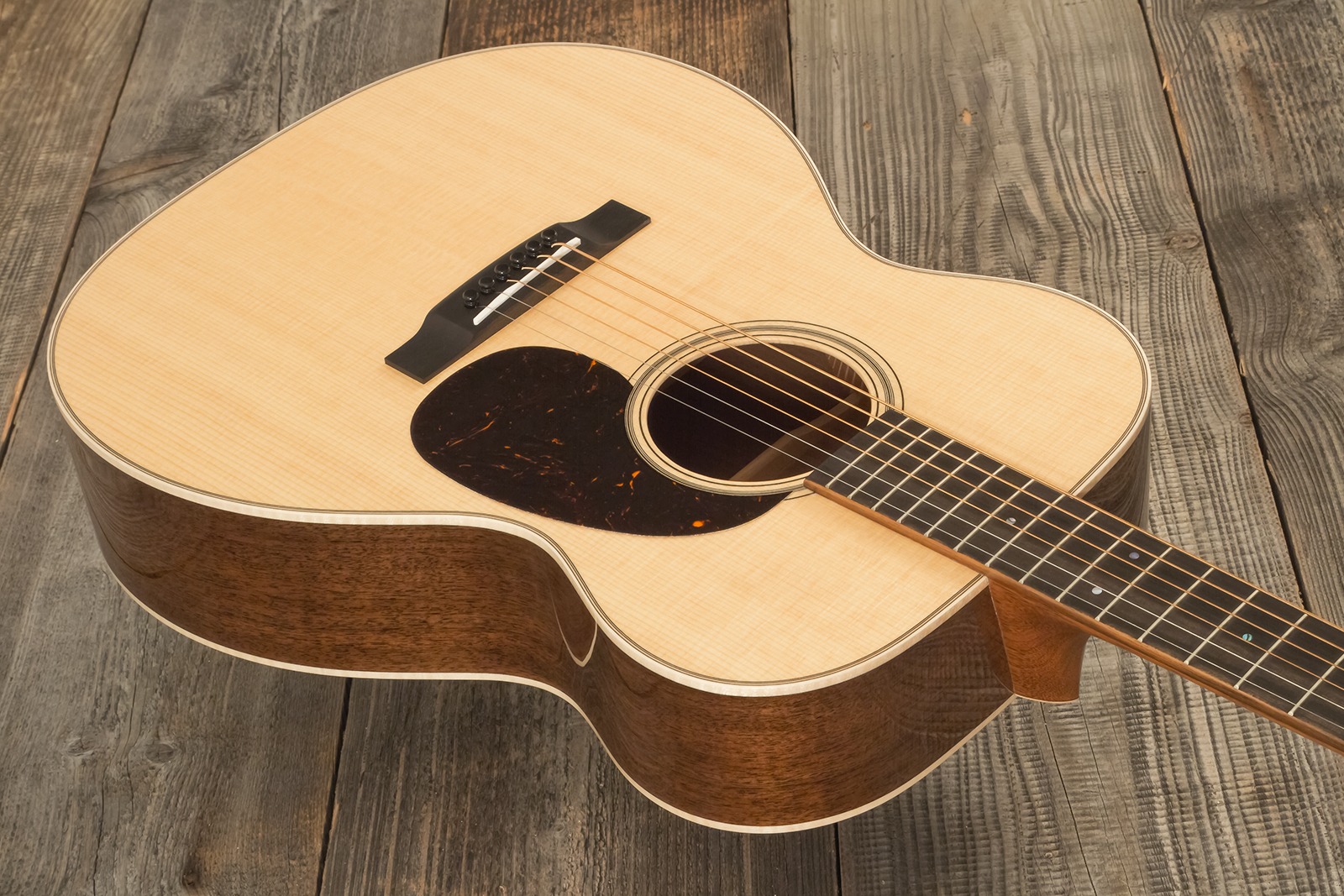 Martin Custom Shop 000 Shsc Epicea / Black Walnut Eb #2929870 - Natural - Guitarra folk - Variation 3
