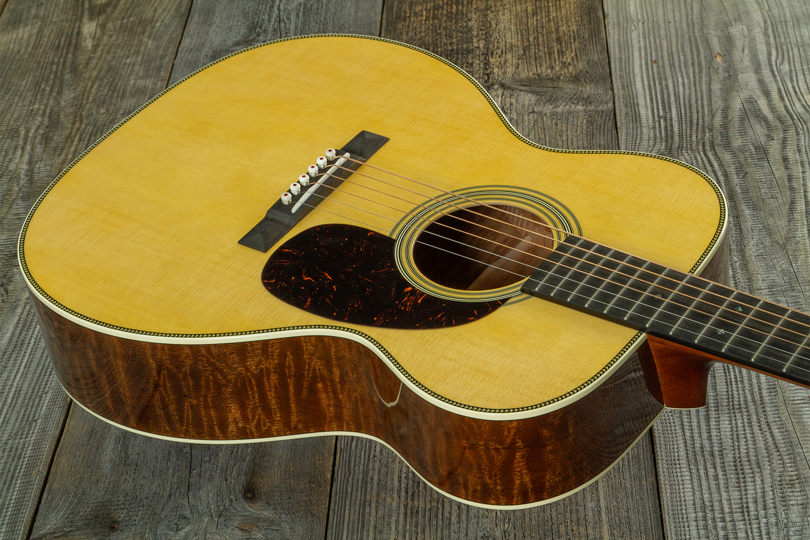 Martin Custom Shop 000 Shsc Epicea Sitka  / Quilted Sapele Eb #2964116 - Natural Aging Toner - Guitarra folk - Variation 2