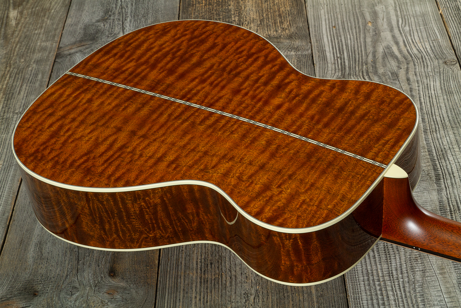 Martin Custom Shop 000 Shsc Epicea Sitka  / Quilted Sapele Eb #2964116 - Natural Aging Toner - Guitarra folk - Variation 7