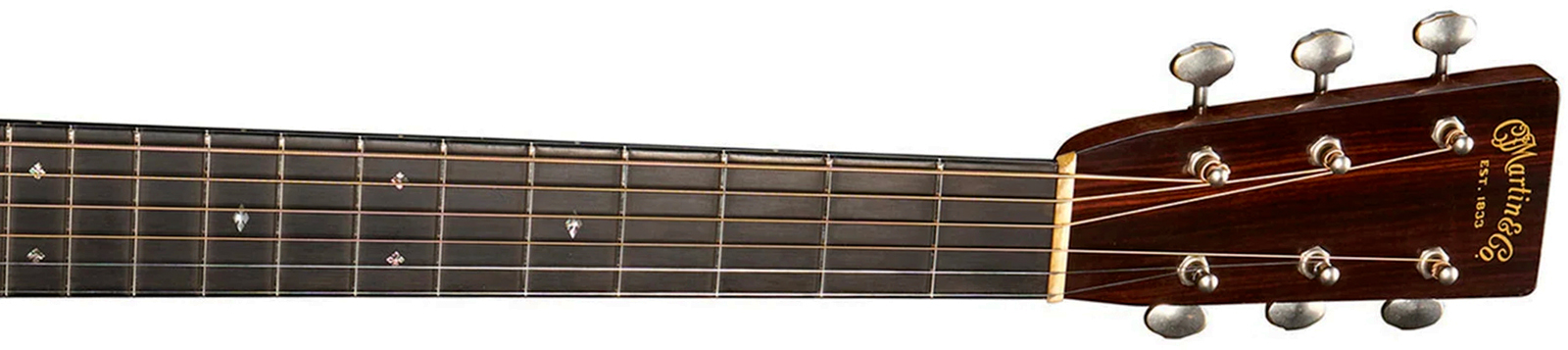 Martin Custom Shop 00028 1937 Madagascar Rosewood Shsc Epicea Palissandre Eb - Natural Aged Toner Vintage Gloss - Guitarra folk - Variation 3