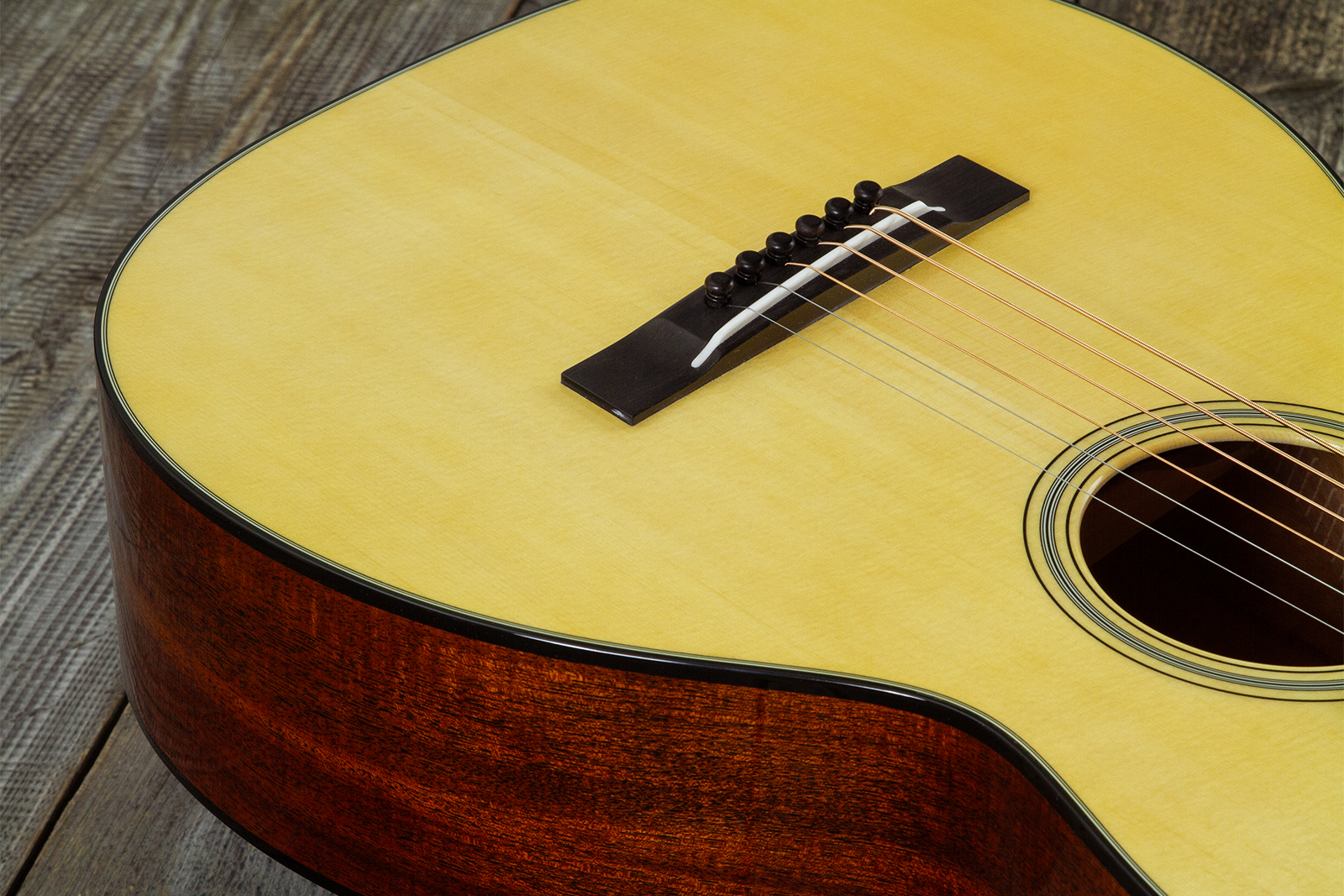 Martin Custom Shop 012f 12-fret Shsc Epicea Englemann / Acajou Eb #2964115 - Natural Aging Toner - Guitarra folk - Variation 4