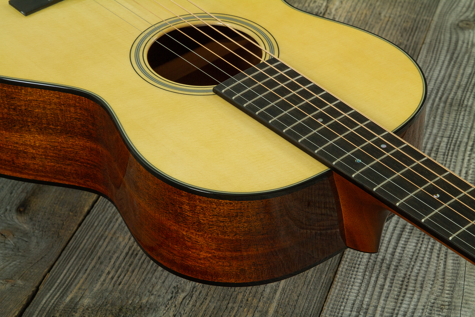 Martin Custom Shop 012f 12-fret Shsc Epicea Englemann / Acajou Eb #2964115 - Natural Aging Toner - Guitarra folk - Variation 5