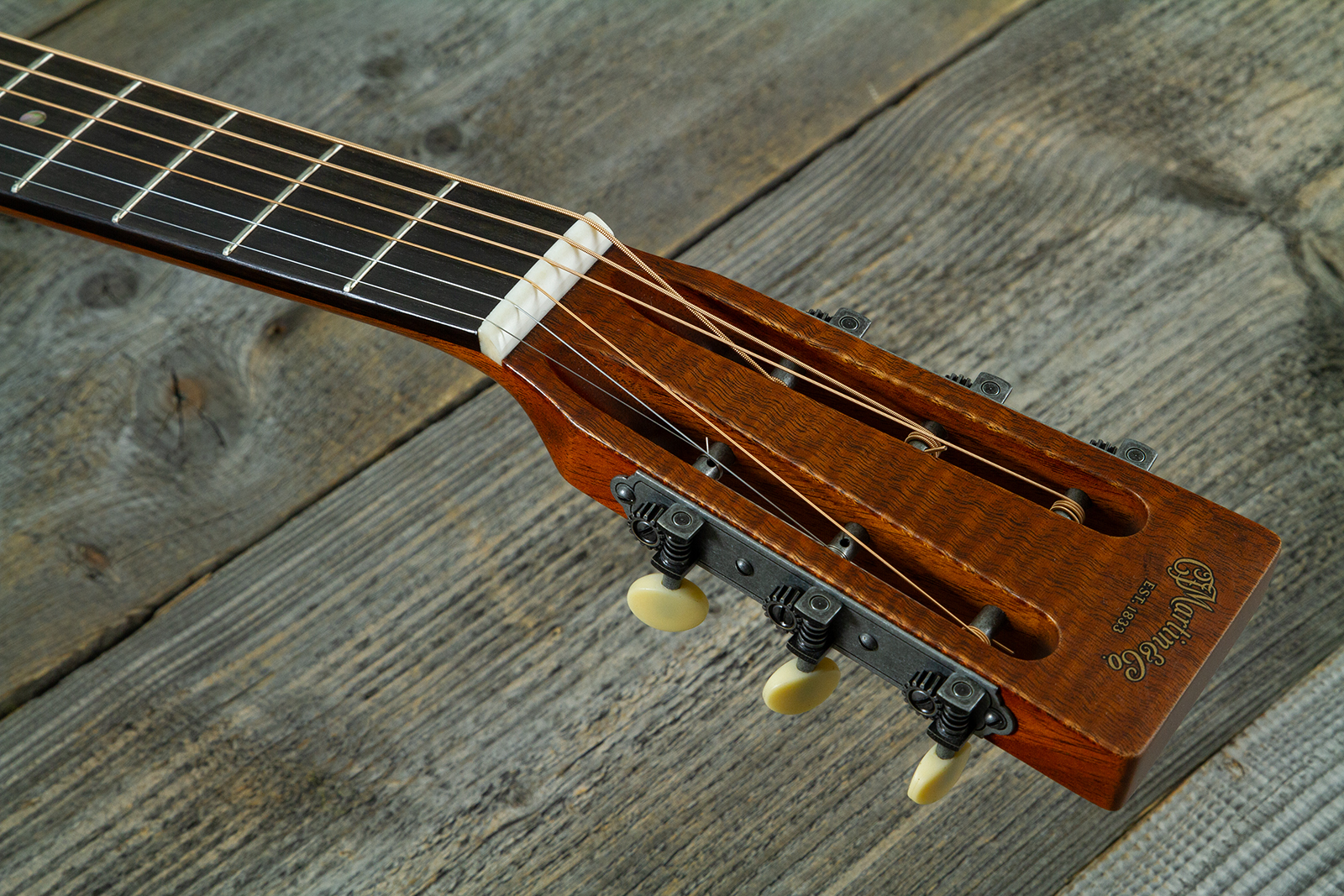 Martin Custom Shop 012f 12-fret Shsc Epicea Englemann / Acajou Eb #2964115 - Natural Aging Toner - Guitarra folk - Variation 7