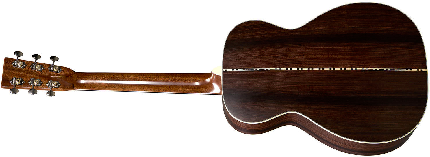 Martin Custom Shop 028 Parlor Shsc Epicea Palissandre Eb - Natural Vintage Gloss Aging Toner - Guitarra folk - Variation 1