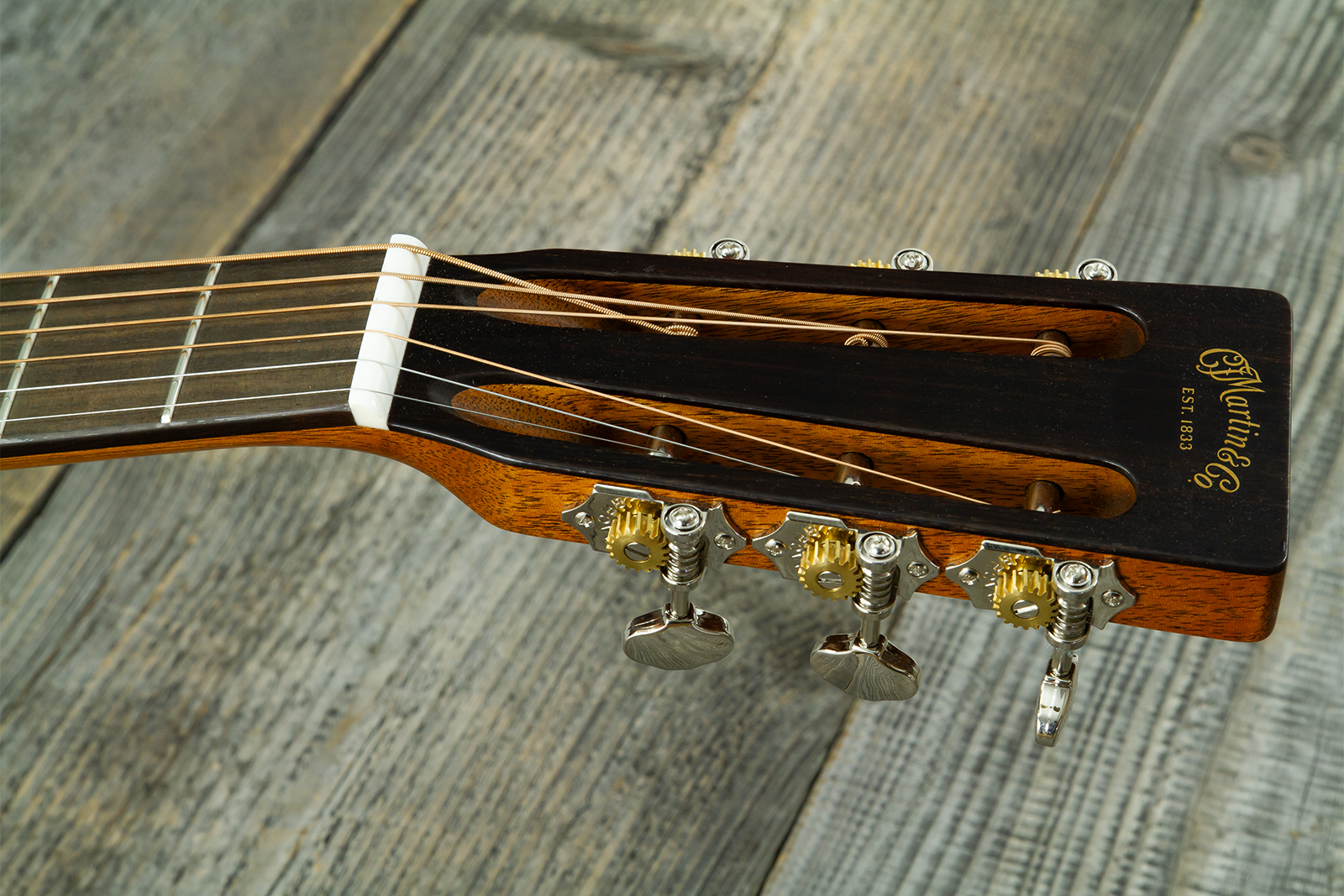 Martin Custom Shop Cs-00-c25004861 Grand Concert Shsc Epicea Adirondack / Acajou Eb #2957971 - Natural Aging Toner - Guitarra folk - Variation 12