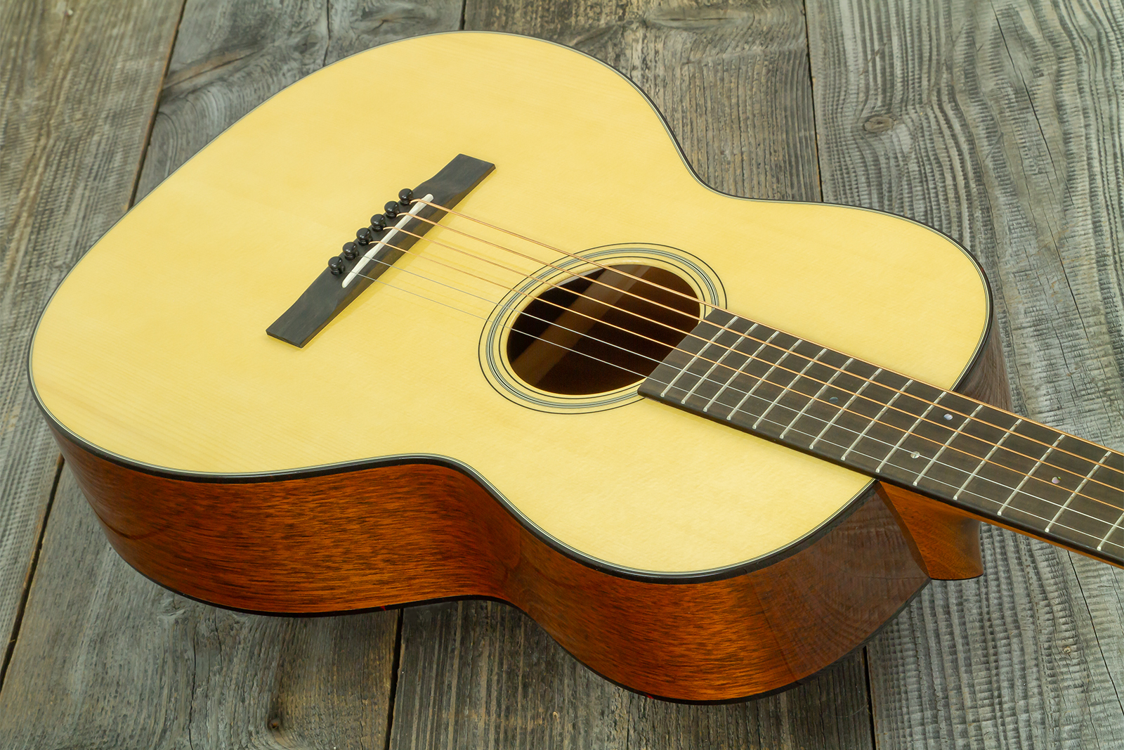 Martin Custom Shop Cs-00-c25004861 Grand Concert Shsc Epicea Adirondack / Acajou Eb #2957971 - Natural Aging Toner - Guitarra folk - Variation 2