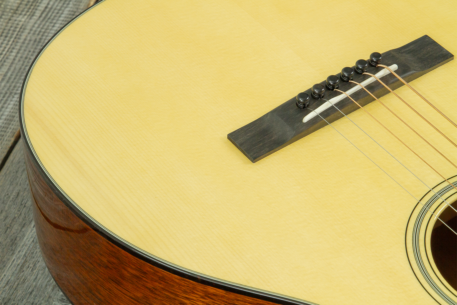 Martin Custom Shop Cs-00-c25004861 Grand Concert Shsc Epicea Adirondack / Acajou Eb #2957971 - Natural Aging Toner - Guitarra folk - Variation 3